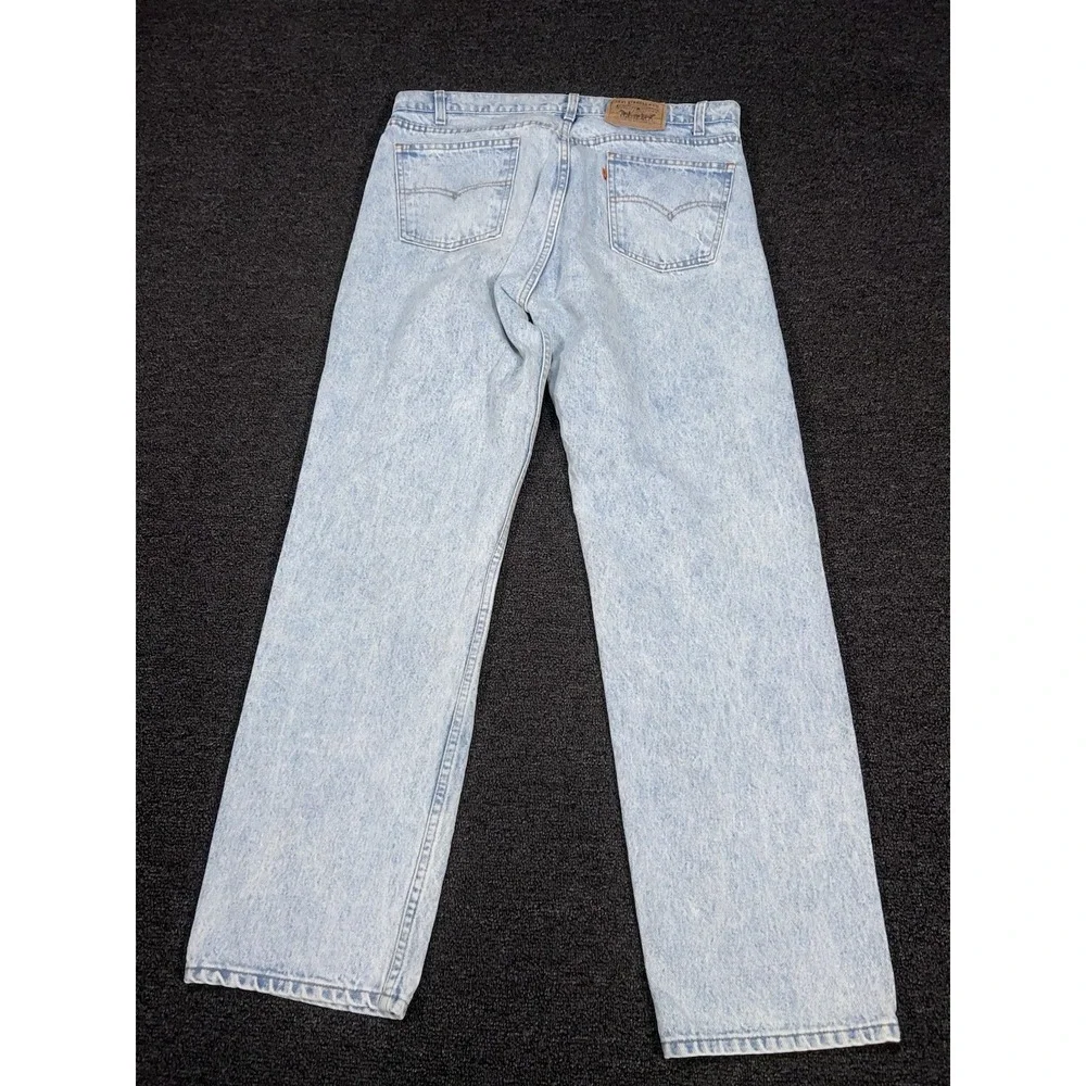 Vintage Levis 505 Jeans Mens Fits 38x32 (Fits 36x31)‎ USA Made 80s Orange Tab